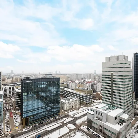 Platinum Tower Skyline By Bookinghost * Varsovia