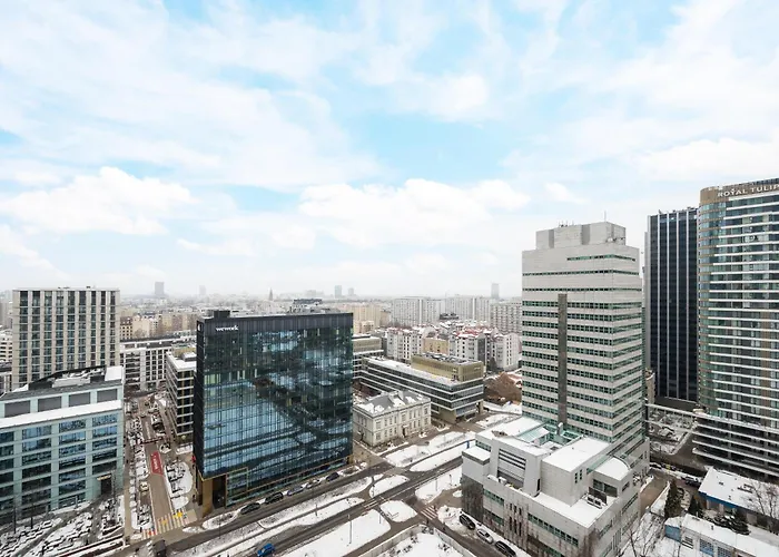 Platinum Tower Skyline By Bookinghost * Warsaw